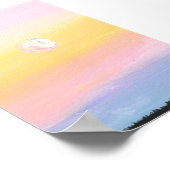Roze Zonsondergang, Afdrukken, Waarde Poster (Hoek)
