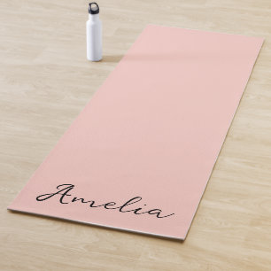 Roze Zoutvaste kleur Yogamat