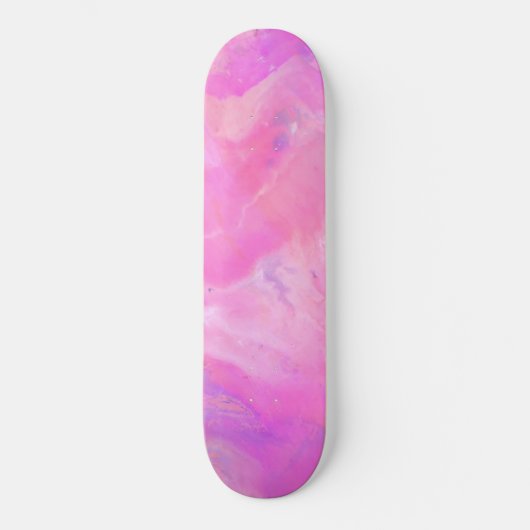roze zuurvlek skateboard (Voorkant)