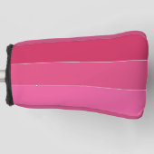Roze zwadden van Hawaii Stripes Golfheadcover (Voorkant)