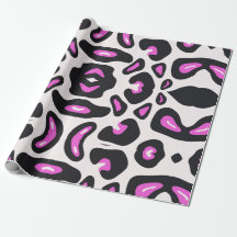 Roze Zwart Leopard Dierenprint
