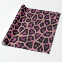 Roze Zwart Leopard Dierenprint