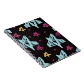 Roze zwart notitieboek (Rechterzijde)