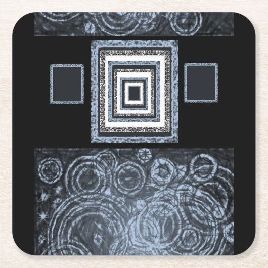 roze zwart onderzetter (Voorkant)