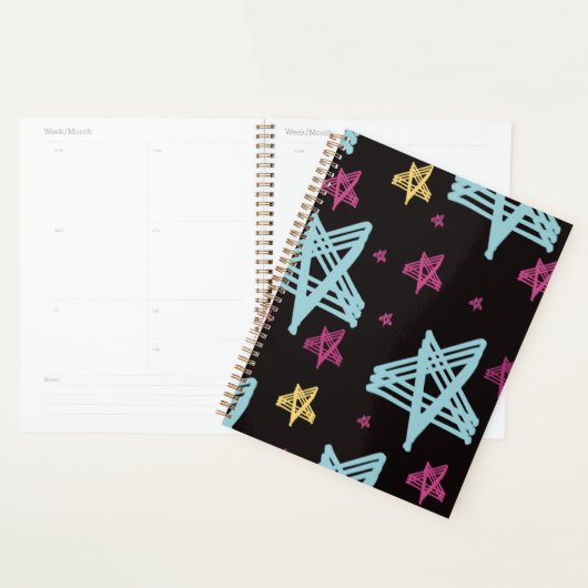 Roze zwart planner (Display)