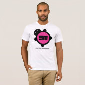 Roze / zwart t-shirt (Voorkant volledig)