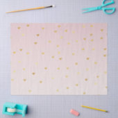 Roze zwarte gouden handschoenen tissuepapier (Craft)