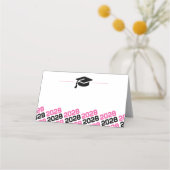 Roze & Zwarte Graduation GLB die Etiket, Voedsel v (Voorkant)