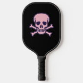 Roze zwarte handpalm pickleball paddle (Voorkant)