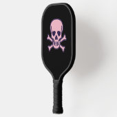 Roze zwarte handpalm pickleball paddle (Links)