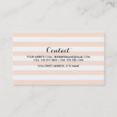 Roze & Zwarte Henna Design Visitekaartjes (Achterkant)