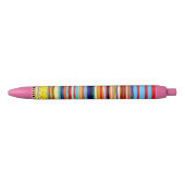 Roze Zwarte Inkt Pen (Voorkant)