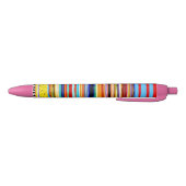 Roze Zwarte Inkt Pen (Bodem)