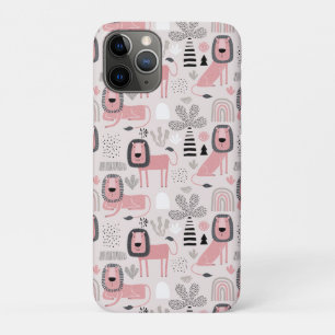 Roze zwarte luiers Boho Rainbows iPhone 11 Pro Hoesje