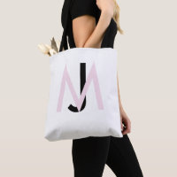 Roze & Zwarte Monogram Tas