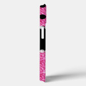 Roze zwarte oliepunten Case-Mate iPhone case (Achterkant / Rechts)