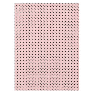 Roze zwarte stip tafelkleed