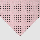 Roze zwarte stip tissuepapier (Detail)