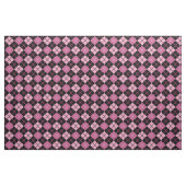 Roze & Zwarte Stof Argyle (Fat Quarter)
