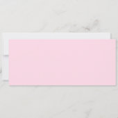 Roze Zwarte Sweet 16 Verjaardagsfeest Uitnodiginge Kaart (Achterkant)