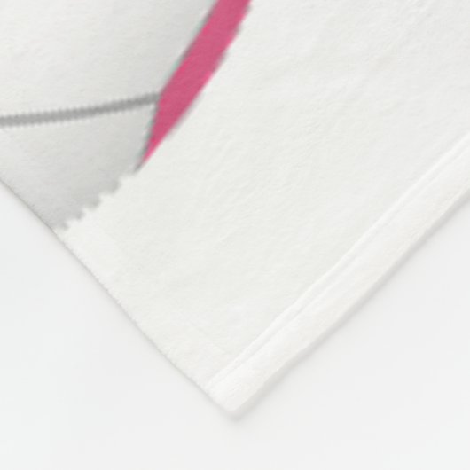 Roze Zwarte voetballen Cluster Meisjes Sportkamer Fleece Deken (Hoek)