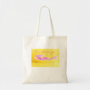 roze zwembad tote bag