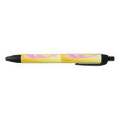 roze zwemmermata zwarte inkt pen (Bodem)