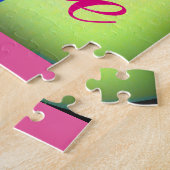 roze zwendelliefde legpuzzel (Zijkant)