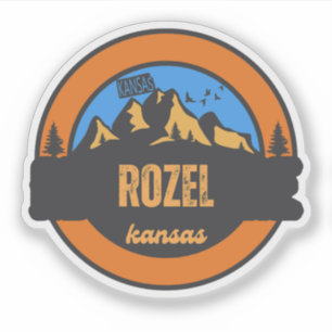 Rozel, Kansas Sticker