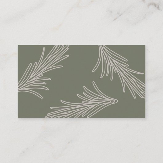 Rozemarijn apotheker label stijl (Achterkant)