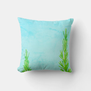 Rozemarijn Plant Groene Bladeren Kussen Worp Kusse