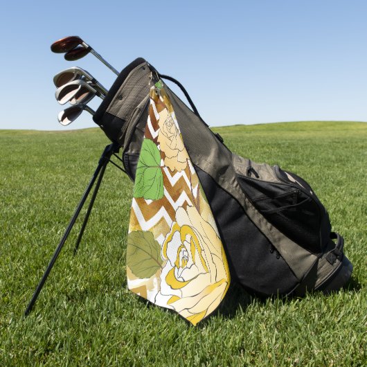 Rozen 10 golfhanddoek (Groen)