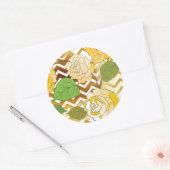 Rozen 10 ronde sticker (Envelop)