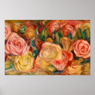 Rozen, 1912 door Pierre-Auguste Renoir Poster