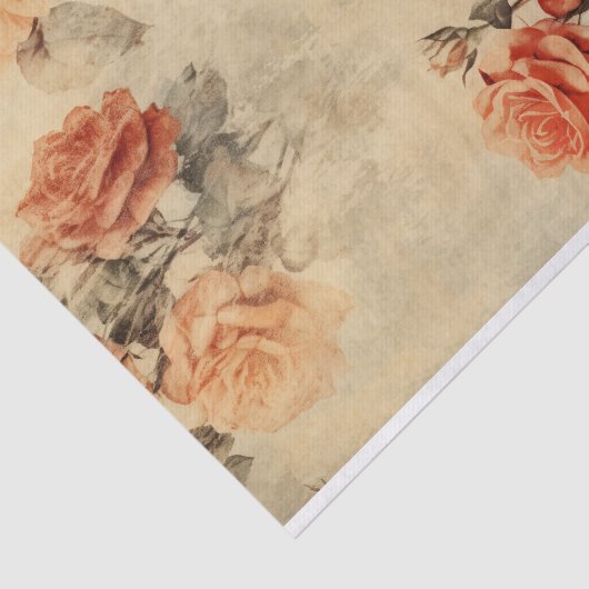  Rozen 1 Decoupage papier (Detail)