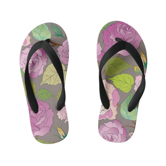 Rozen 20 kinder teenslippers (Voetbed)