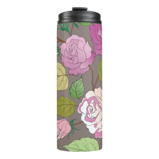 Rozen 20 thermosbeker (Voorkant)