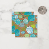 Rozen 25 notitiekaartje (Voorkant / Achterkant in situ)