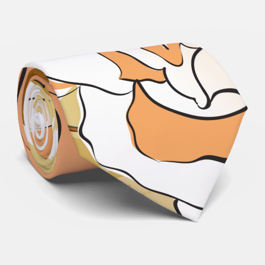 Rozen 28 stropdas (Opgerold)