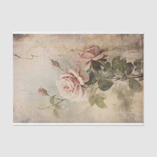 Rozen 2 Decoupage Paper Tissuepapier (Voorkant)