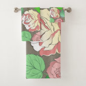 Rozen 30 bad handdoek (Insitu)