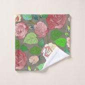 Rozen 30 bad handdoek (Wasdoekje)