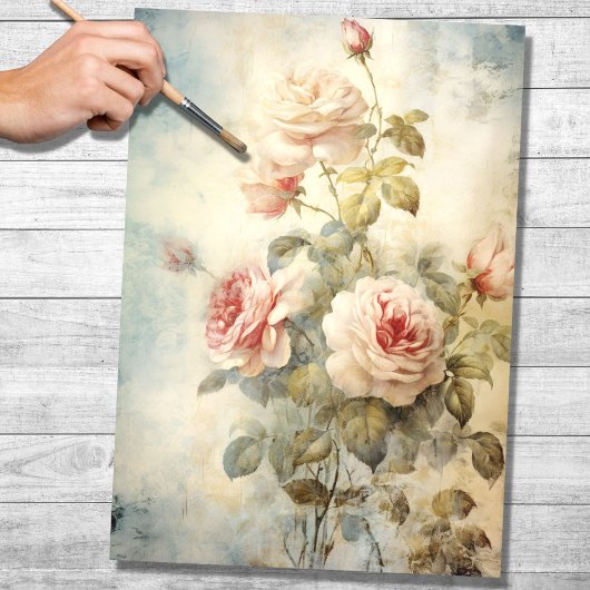  Rozen 3 Decoupage Paper Tissuepapier