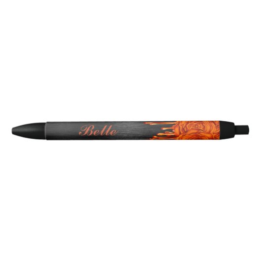 Rozen Aangepaste pen Oranje (Voorkant)