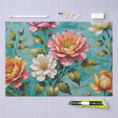 Rozen acryl schilderij Decoupage Tissuepapier (Craft)