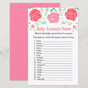 Rozen Babydieren Naam Game