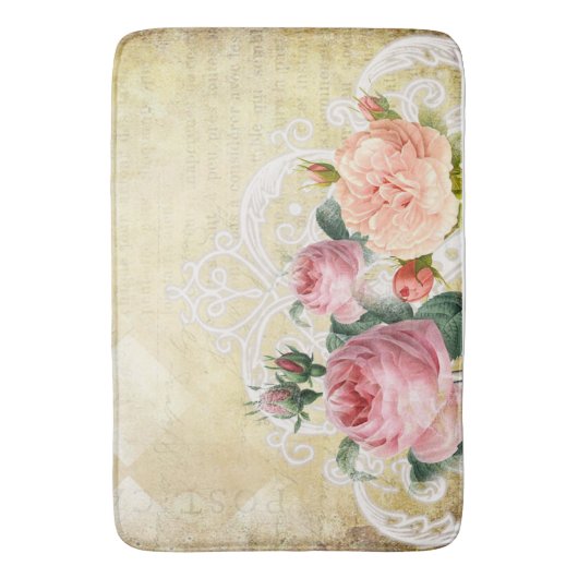  Rozen Badmat (Voorkant Verticaal)