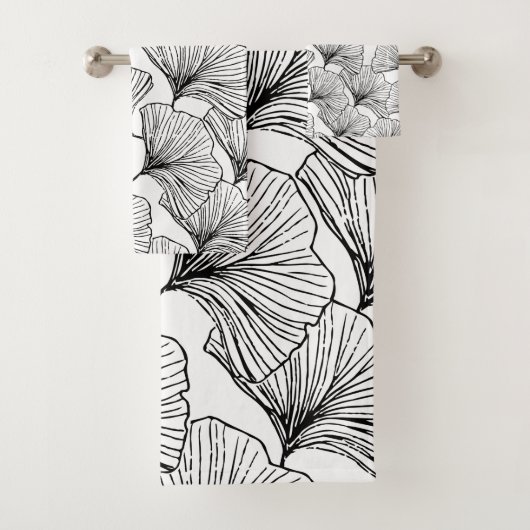 rozen bladen bad handdoek (Insitu)