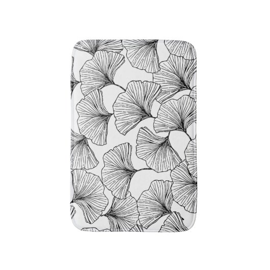 Rozen bladen badmat (Voorkant Verticaal)