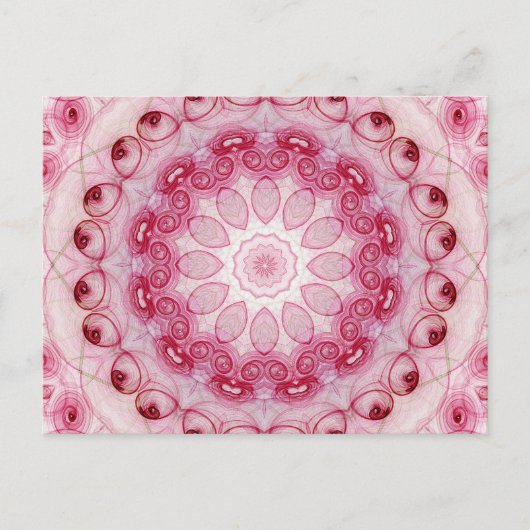 Rozen bladeren briefkaart (Voorkant)